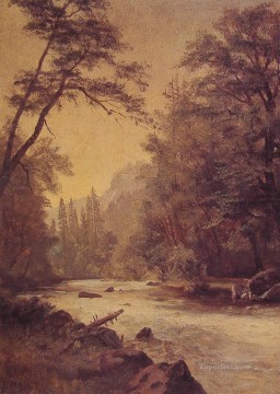  valley Painting - Lower Yosemite Valley Albert Bierstadt